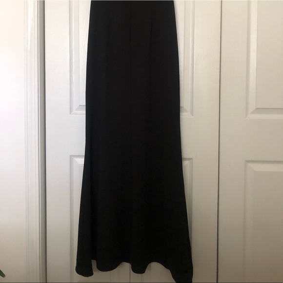 MSK long black beautiful dress size small! - Picture 2 of 5